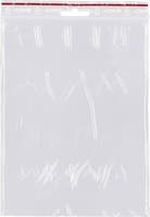 Blixtlåspåse 150x200 mm utan skrivfält 100-pack