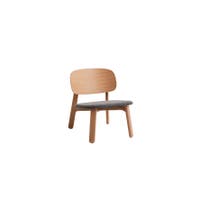 Fåtölj Verona trä/mörkgrå