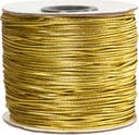 Elastiskt snöre 1mm 100m guld