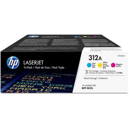 Toner HP 312A C/Y/M 3-pack
