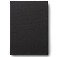 Anteckningsbok Tyg A5 Linjerad Svart