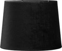 Lampskärm Sammet Sofia Svart 20 cm