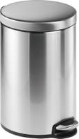 Pedalhink rostfritt 12 liter silver