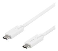 Kabel USB-C till USB-C 2 m vit