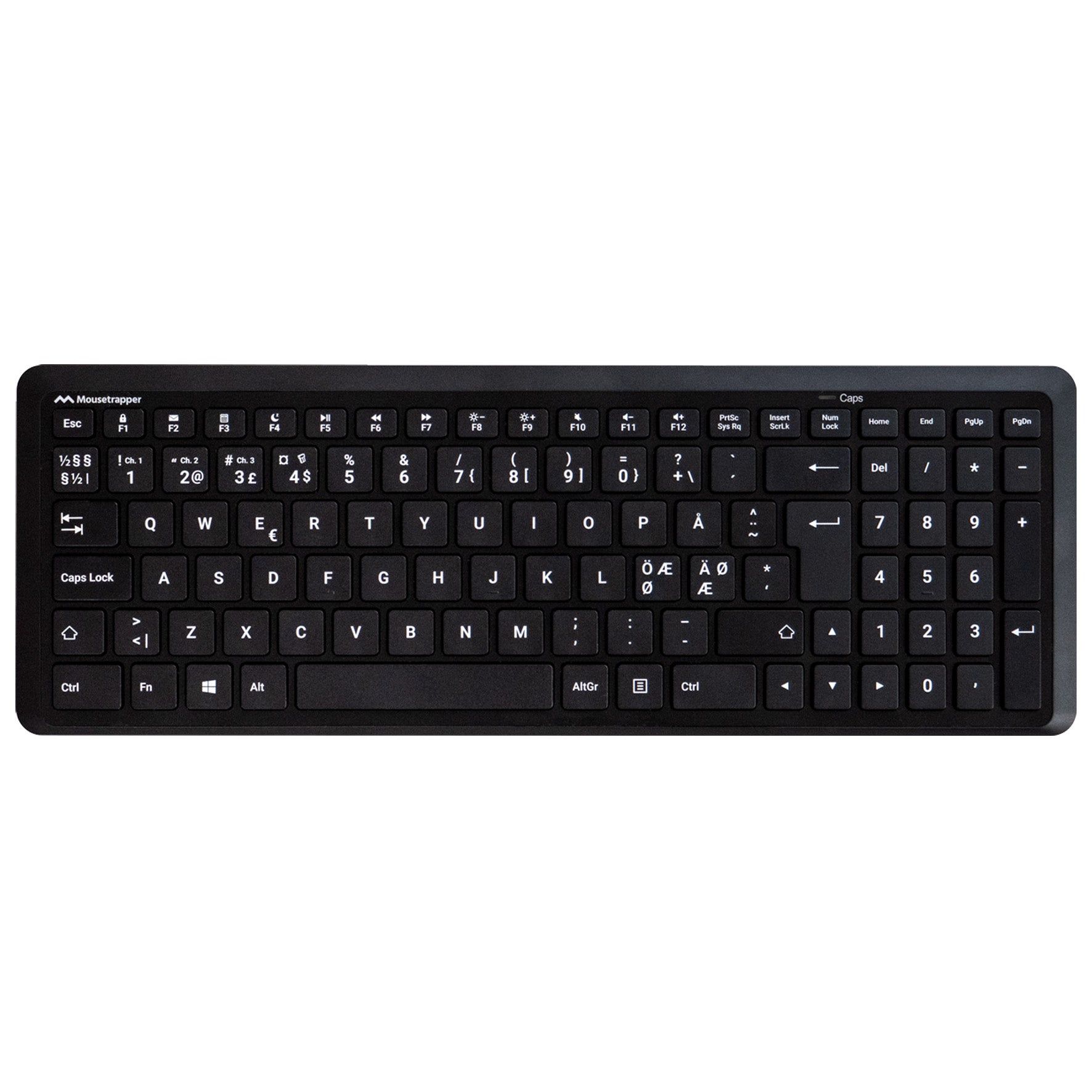 Tangentbord Mousetrapper Type Midi trådlöst