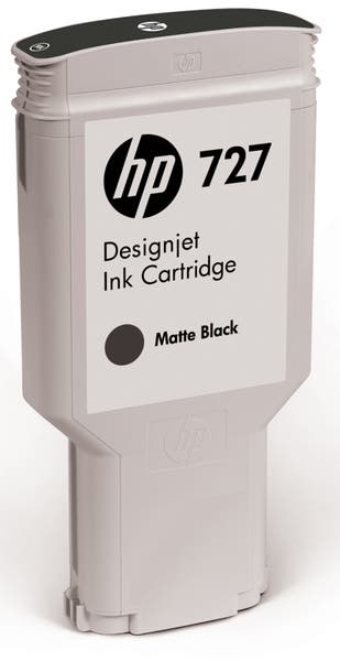 Bläckpatron HP No 727 mattsvart 300 ml