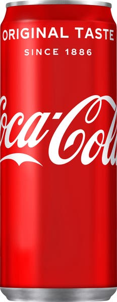 Coca-cola 33 cl burk inkl. pant