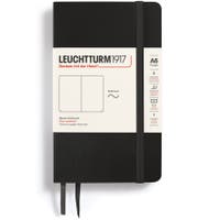 Anteckningsbok A6 soft blank black