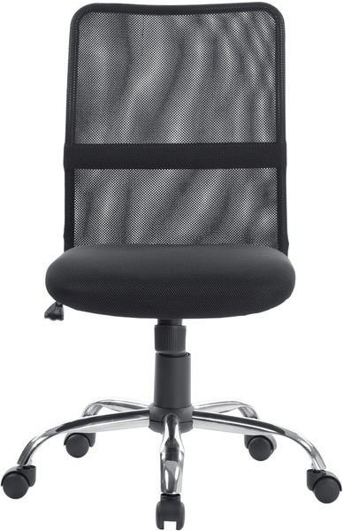 Skrivbordsstol Ness mesh utan armstöd svart