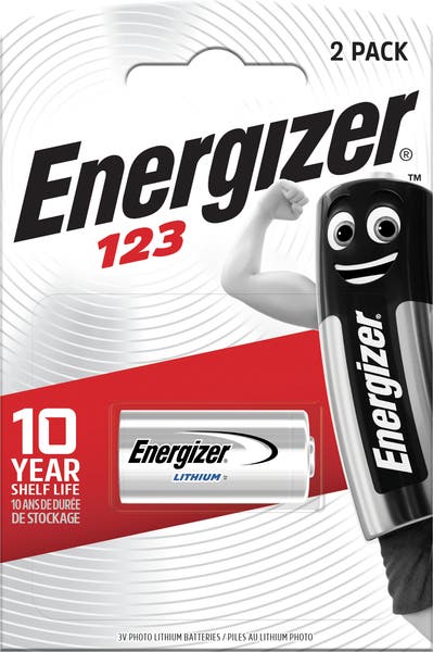 Energizer Batteri Lithium 123 2-pack
