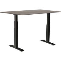 Skrivbord el Easydesk Adapt VI grå/svart 160x80 cm