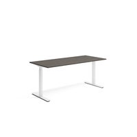 Skrivbord 1800 x 800 mm Mörk ask/Vit