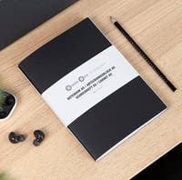 Anteckningsbok Bigso A5 olinjerad grå 2/fp