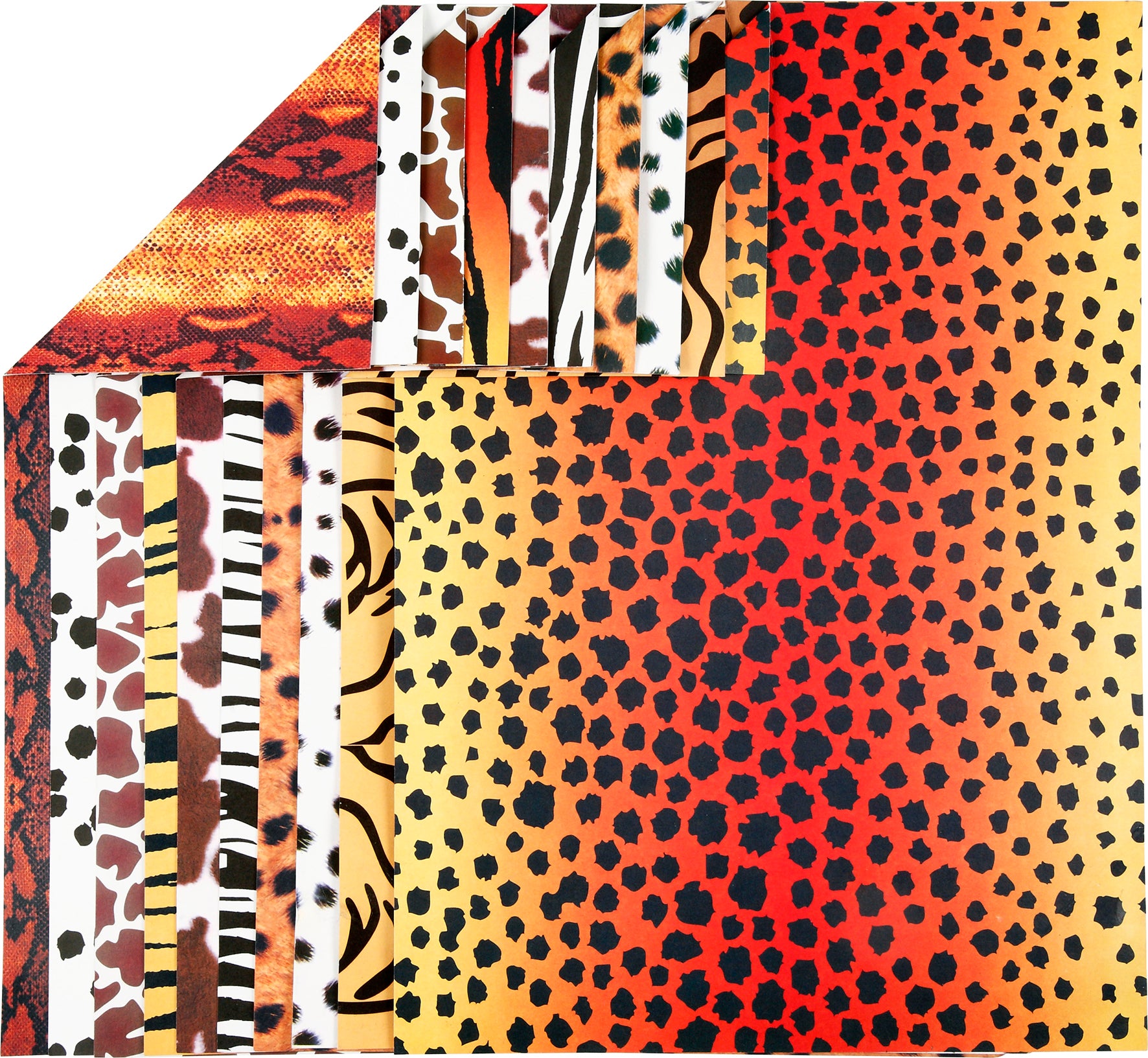 Kartong djurmix A4 300g 10/fp