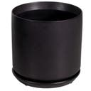 Kruka Palermo 18 cm 4 liter Svart