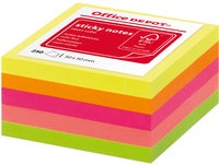 Notiskub Mini 50x50 mm neon