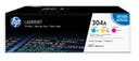 Toner HP 304A C/M/Y 3-pack