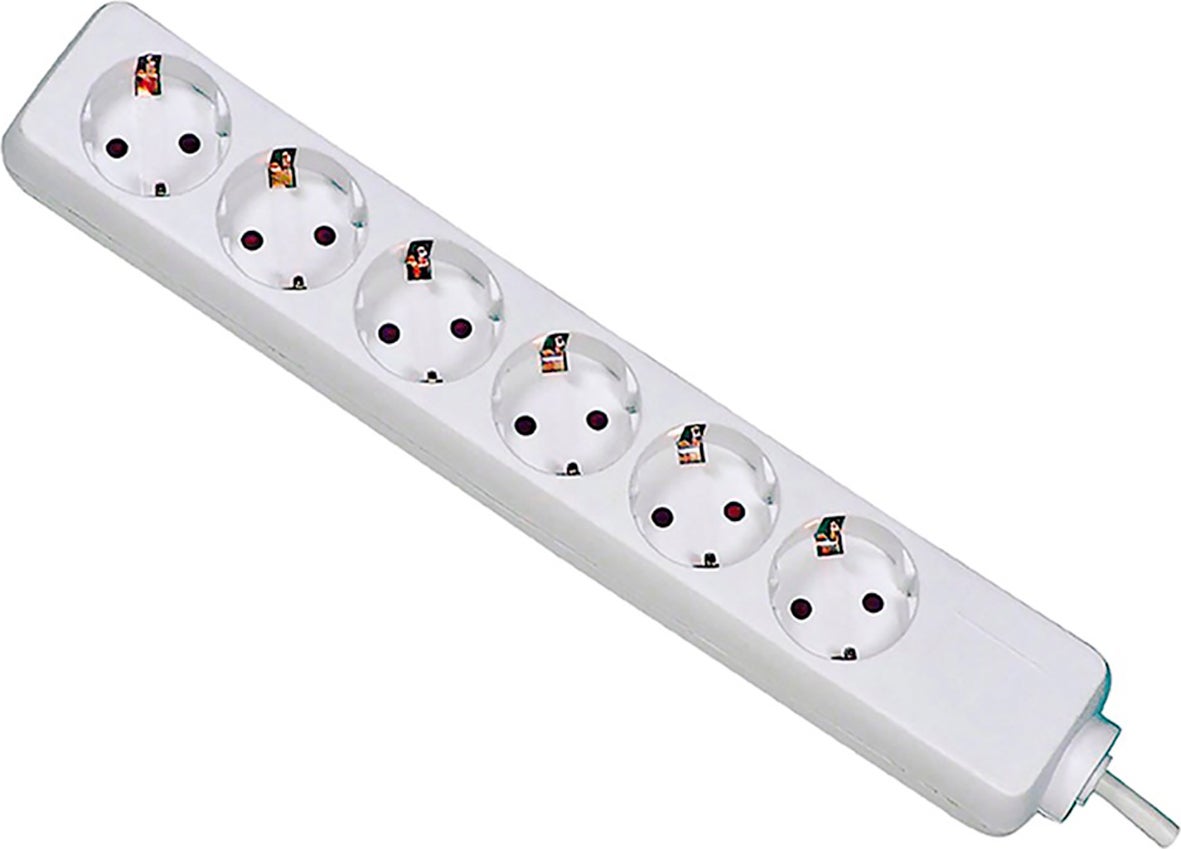 Grenuttag Cubic 6 st vit