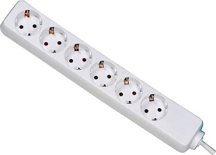 Grenuttag Cubic 6 st vit