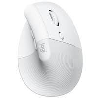 Datormus Lift Vertical Ergo vit/grå