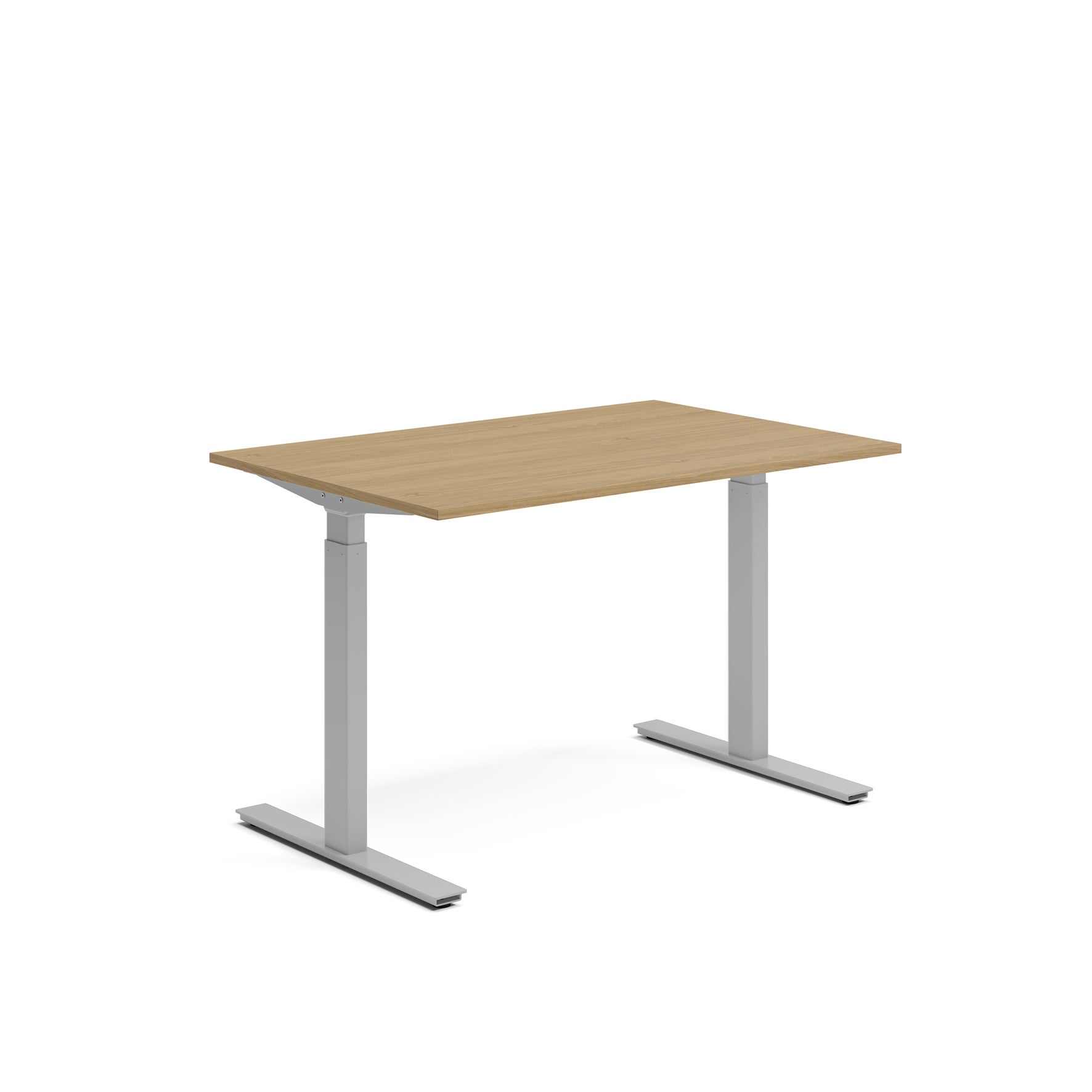 Höj- och sänkbart skrivbord Ergofunk Smart 1200 x 800 mm Silver-underrede