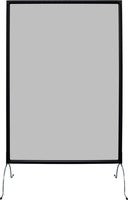 Skärm båge fot 70 x 100 cm grå