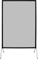 Skärm båge fot 70 x 100 cm grå