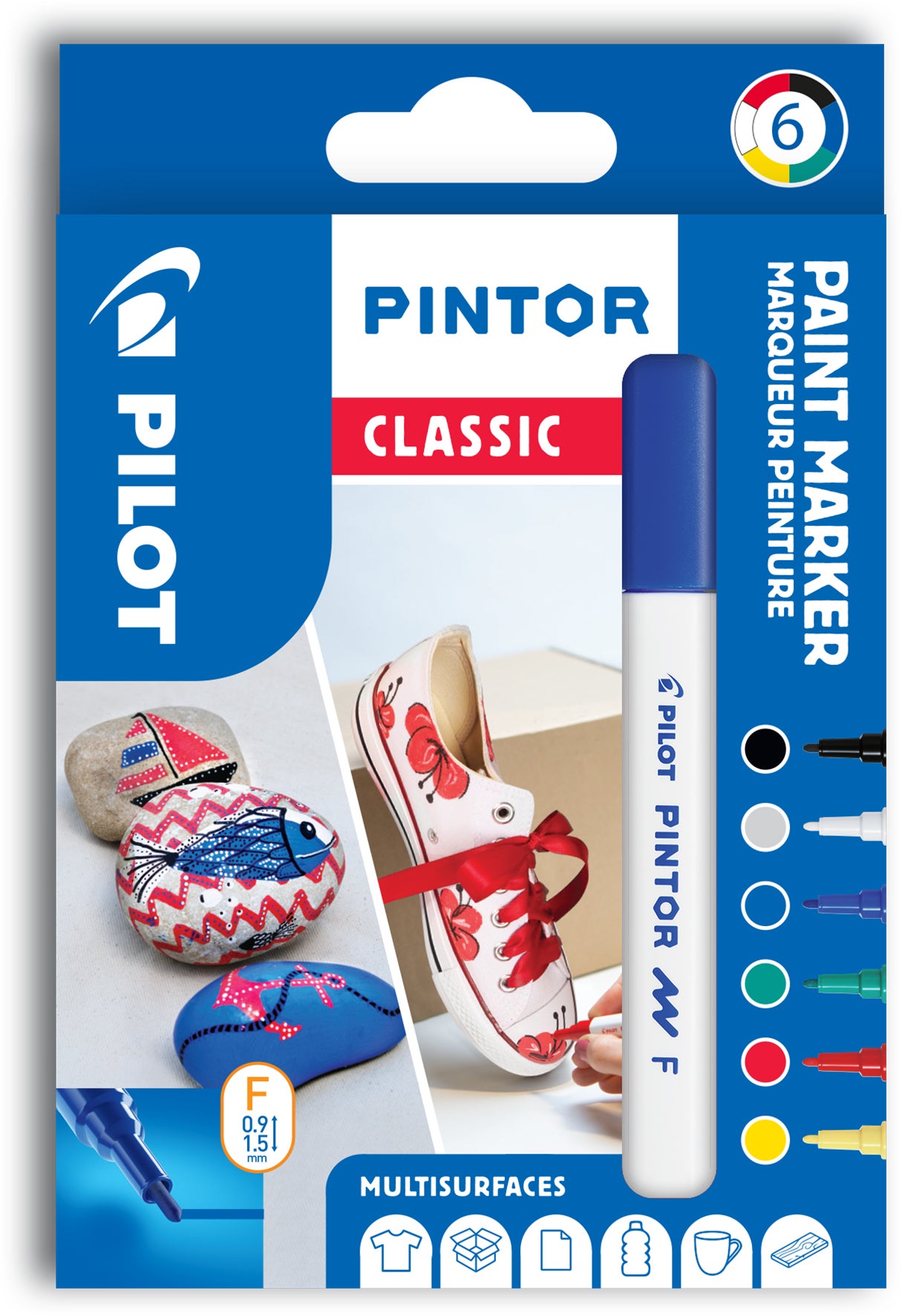 Märkpenna Pintor classic 6 st/fp