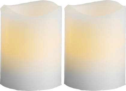 Blockljus LED May 2-pack Ø50 mm H=60 mm Star Trading