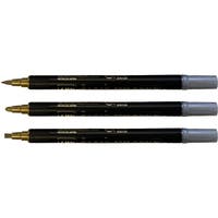 Penna Zig Twin guld & silver 3 st/fp