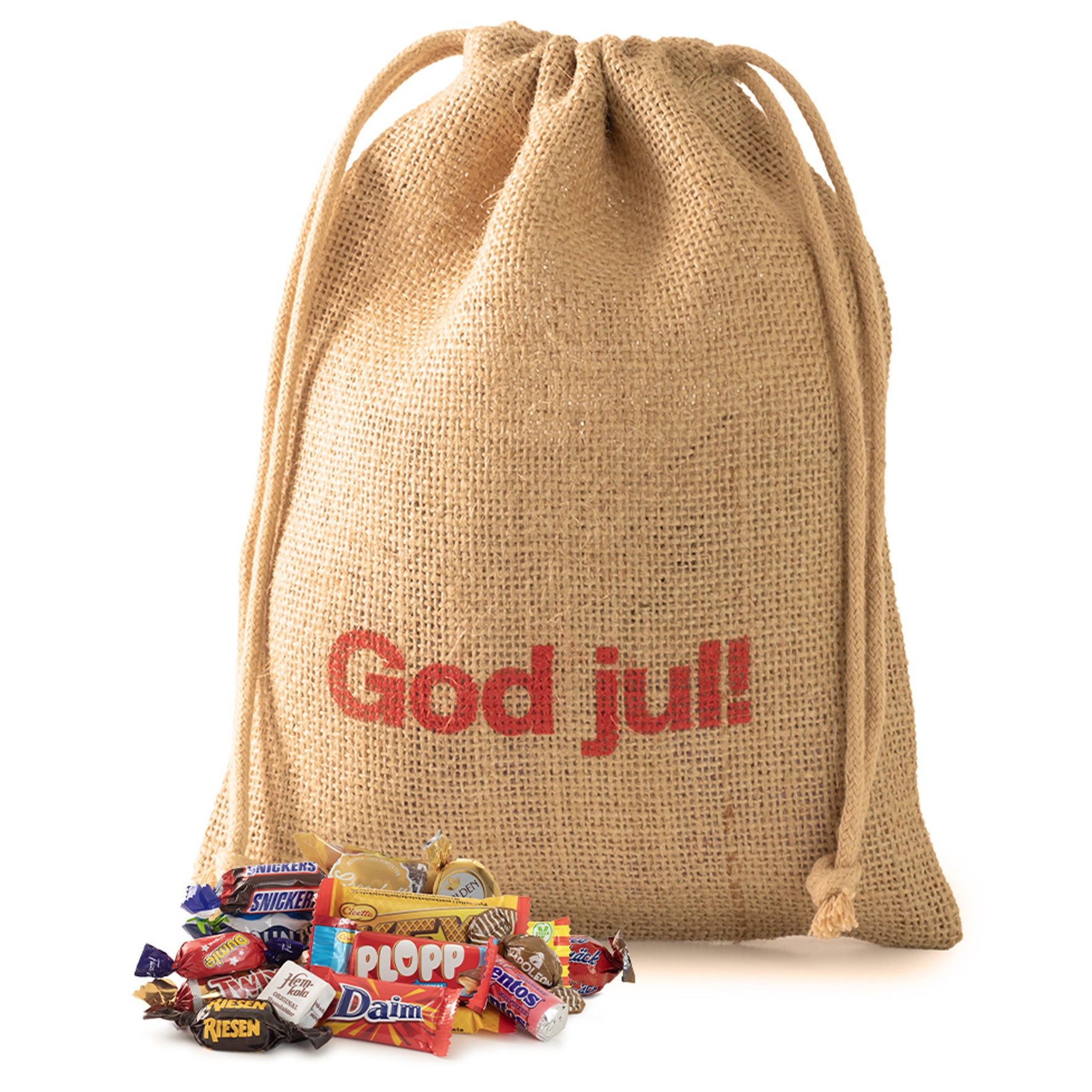 Julsäck med inslaget godis 1500 g