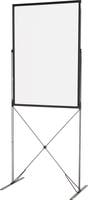 Skärm golvställ x-stand grå