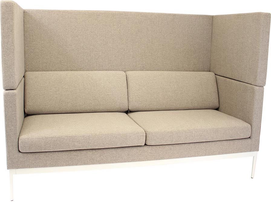 Soffa Bergamo 3-sits hög grå