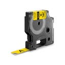 Märkband Rhino 12 mm 5,5 Meter svart/gul