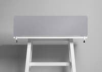 Bordsskärm Edge 1200 x 400 mm grå