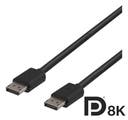 Kabel DisplayPort 1.4 3 m svart