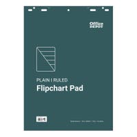 Blädderblock Office Depot 580 x 810 mm linjerad/olinjerad 50 blad/block