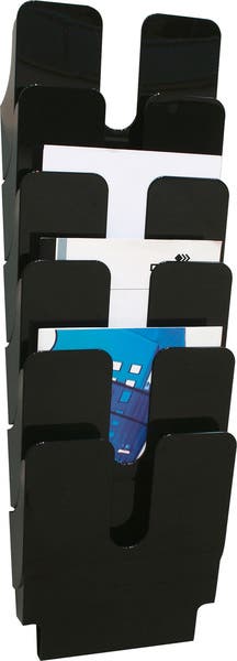 Blankettfack Flexiplus 6 A4 stående svart