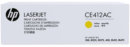 Toner HP CE412AC Contract Gul