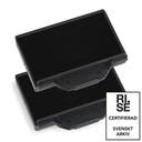 Dynkassett Trodat 6/53 svart 2 st/fp