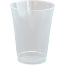 Plastglas flergångs klar 20 cl 50-pack