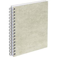 Anteckningsbok Bigso A5 linjerad canvas linen