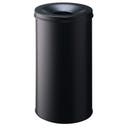 Papperskorg SAFE 60 liter svart