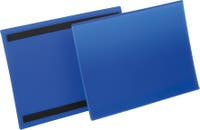 Plastficka A4L magnetisk blå 50 st/fp