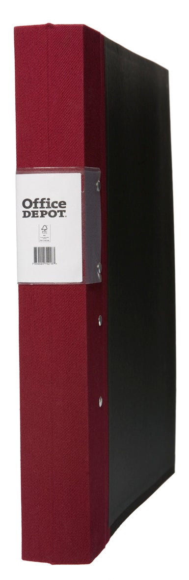 Träryggspärm A4 40 mm vinröd