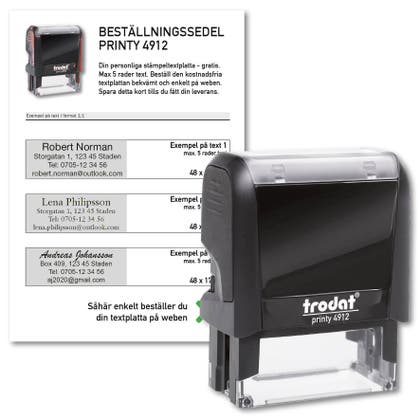 Beställningsstämpel Trodat 4912
