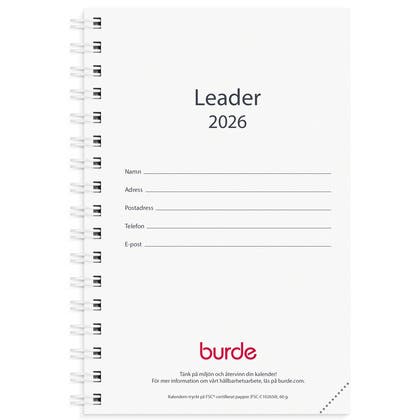 Kalender Leader refill 2026
