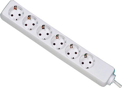 Grenuttag Cubic 6 st vit