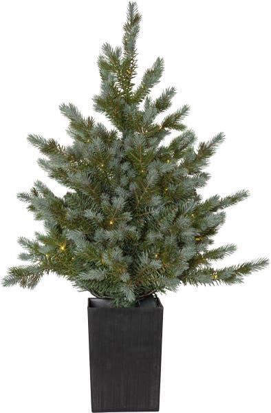 Julgran LED bordsmodell Greyland 90 cm grön
