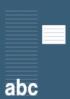 Skrivhäfte A5 linjerat 8,5mm